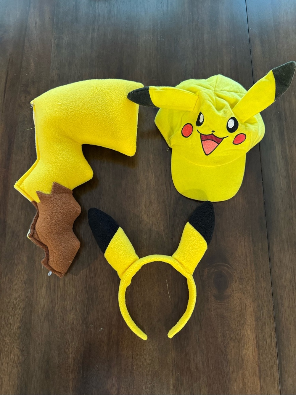 Pokémon Pikachu Halloween Costume Hat, Headband, and Tail